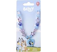Bluey - Collana per bambini con ciondolo a forma di cuore, per bambine dai 3 anni con perline di stelle e design originale