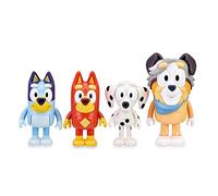 Bluey - Confezione da 4 figure scolastiche, bambole articolate dei personaggi compagni di Cole, giocattolo della serie di cartoni animati per bambini, con Rusty, Chloe e Calypso, Famosa (BLY09300)