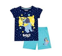 BlueY Corto Pigiama per Ragazze Blu 2-3 Anni