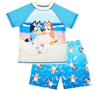 BlueY Costume da Bagno per Ragazzi, 2 Pezzi, Pantaloncini da Bagno e Maglietta, Protezione dai Raggi UV, Costume da Bagno per Ragazzi dai 2 ai 6 Anni