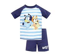BlueY Costume da Bagno Ragazzi I Costume da Bagno per Bambini 2 Pezzi I Set da Nuoto per Spiaggia e Piscina Blu 3-4 Anni