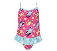 BlueY Costumi da Bagno Costume Intero Ragazza | Costume Bagno Bambina | Rosa 4-5 Anni