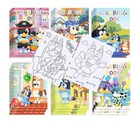 Bluey Creative Coloring Fun - Attività artistiche divertenti per genitori e figli con Bluey e Bingo, carta di alta qualità per colori vivaci, perfetta per la coesione familiare, lo sviluppo della crea