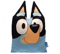 Bluey Sorriso Cuscino Pre-riempito Forma Con Orecchie Blu Bambini Cane Pupazzo