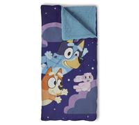 Bluey ,da Notte Cuccioli,Seta Tocco Copriletto Coperta Sherpa Borsa,68.6x142cm