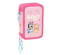 safta BLUEY DANCE - Astuccio scolastico con 37 utensili inclusi, ideale per bambini dai 5 ai 14 anni, comodo e versatile, qualità e resistenza, 12,5 x 5,5 x 19,5 cm