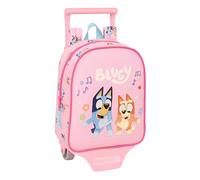BLUEY DANCE - Zaino asilo con carrello Safta, ideale per bambini di diverse età, comodo e versatile, qualità e resistenza, 22 x 10 x 27 cm