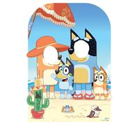Bluey E Famiglia Sulla Spiaggia Stand-in Ufficiale / Standee 133Cm X 96Cm