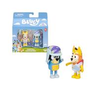Bluey Fairtale, set di 2 statuette articolate Amici preparati a IR di avventura, bambole della serie per bambini, giocattoli esclusivi, famosi (BLY91310)