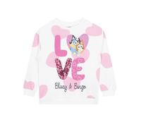 BlueY Felpa Bingo Abbigliamento Bambina | Cotone Felpa da Ragazza | Bianco 18-24 Mesi