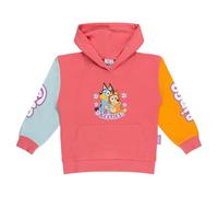 Bluey Felpa con cappuccio da ragazza con cappuccio, ufficiale Bingo, 100% cotone, per bambini da 2 a 8 anni, fan dei regali, multicolore, 4-5 Years