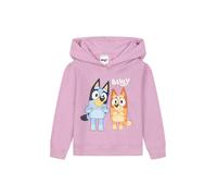 Bluey Felpa con cappuccio in cotone per bambine, Viola, 5-6 Years