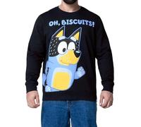 BlueY Felpa Uomo, Felpe Uomo Bandit, Maglione Uomo Cotone, Maglia Manica Lunga, Blu XXL