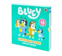 Bluey Gotta Be Done! 10 Picture Books Story Collection Box Set (Typewriter, Swim School, Shadowlands, My Mum is the Best, Mum School, Daddy Robot, Daddy Putdown, My Dad is Awesome, Camping, Baby Race)