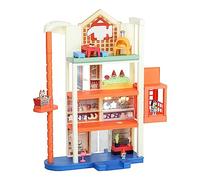 Bluey Hammerbarn - Set da gioco per la spesa, 4 livelli, altezza 55,9 cm, con sollevamento funzionante e ritorno del carrello, con luci e 45+ suoni