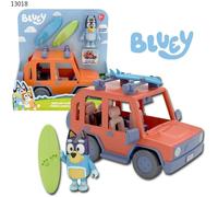 Bluey Heeler Veicolo 4WD Con 1 Figura E 2 Tavole Da Surf