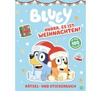 BLUEY - Hurra, es ist Weihnachten! - Rätsel- und Stickerbuch: Mit über 100 Stickern: 4