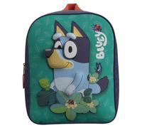 CYPBRANDS Zaino 3D da 33 x 26 cm, zaino scolastico per bambini e ragazze, regalo di compleanno, Natale, re, materiale scolastico, ritorno a scuola, Zaino 3D Bluey, colore verde, 33x26cm