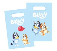 Amscan 9915386 - Officially Licensed Bluey Paper Party Loot Bags - 8 pack