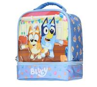Bluey Lunch Box Bluey and Bingo Party Time doppio scomparto isolato borsa per il pranzo Tote