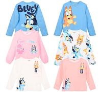 BlueY - Maglietta a Maniche Lunghe Bambina Bambino 3-6 Anni | T-Shirt Ecosostenibile in Cotone Riciclato | Moda Bambini con Stampe Ufficiali [10247 Rosa - 4 Anni]