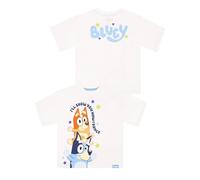BlueY Maglietta Bambina, Tshirt Bambino, Abbigliamento Bambini Estate Abbigliamento Estivo, T Shirt Bambino Cotone, Bianco 5-6 Anni