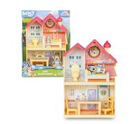 BLUEY - Mini Heeler Home Playset, Casetta giocattolo del cucciolo, manico per giocare e portare su tutti i lati, figura articolata, giocattolo della serie per bambini, famoso (BLY67000)