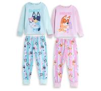 Bluey Multicolore Character Pigiama a maniche lunghe a gamba lunga Ragazze