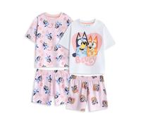 Bluey Multicolore Multi Character Confezione multipla da 2 pigiami a maniche cor