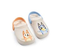 Bluey Multicolore Multi Character Fur Lined Zoccoli Unisex Neonati e Bambini Pic