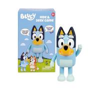 Bluey Nascondi e cerca il gioco, nascondi la figura e premi il naso per avviare il timer integrato, parla e risatine per aiutare i bambini a trovarla, una volta trovata, i bambini possono ballare a