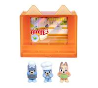 Bluey Pacchetto episodio Fuzzies: Pavlova. con 3 mini-figure da collezione appositamente floccate (inclusa 1 esclusiva), vetrina, carta da scambio, e guida per collezionisti. 50 mini-figure da