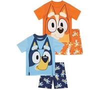 BlueY Pigiama Bambino | Bingo Pigiama 2 Pacchi | Pigiami Bambino Corti Bingo | età 18 Mesi - 8 Anni | Blu 2-3 Anni