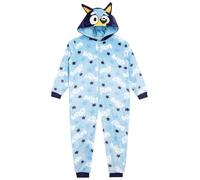 BlueY Pigiama Bambino | Pigiama Intero Bambini | Pigiamone Pile Bambino | Blu 7-8 Anni