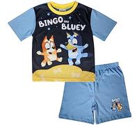 BlueY, Pigiama corto per ragazzi o ragazze e bingo blu, età 18 mesi - 5 anni, blu, 92, Blu, 18-24 Monate