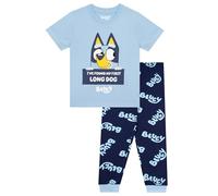 BlueY Pigiama Pigiama Bambino | Pigiamone Ragazzo Manica Corta | Blu 18-24 Mesi