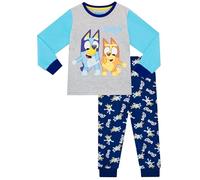 BlueY Pigiama Pigiamone Invernale Ragazzo | Bingo Pigiama Bambino Manica Lunga Multicolore 18-24 Mesi