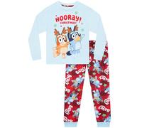 BlueY Pigiami Ragazza, Pigiama Natale Bambina, Pigiama Ragazza Bingo, Blu 4-5 Anni