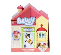 Bluey Play Date Plush Surprise, Decora la casa con adesivi, attacca il segno del tempo di gioco, quindi apri la porta per apparire un peluche a sorpresa, lo stile della peluche può variare