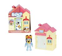 Bluey Play Date Plush Surprise, Peluche a sorpresa della serie animata, Segui i passi e Rivela il tuo vestito di Zebra o Regina, Include 1 set di adesivi, +3 anni, famoso (BLY99000)