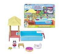 Bluey Playset Piscina, Multicolore, Taglia única, BLY22000