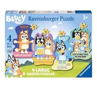 Bluey Puzzle a forma di 4 in una scatola - Nouvo