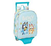 BLUEY READY - Zaino asilo con carrello Safta, ideale per bambini di diverse età, comodo e versatile, qualità e resistenza, 22 x 10 x 27 cm