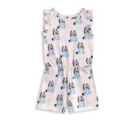 Bluey Rosa Character AOP Tutina corta senza maniche Ragazze