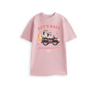 Bluey Rosa Lets Race T-shirt a maniche corte Donne
