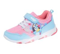 Bluey Scarpe da ginnastica luminose per ragazze, facili da allacciare, con luci LED lampeggianti, rosa, 25 EU