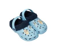 BlueY Scarpe per Bambini | Foderato Pile Clogs Bambino | Sandali per Ragazzi | Blu 22