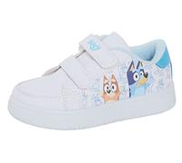 Bluey Scarpe sportive leggere e facili da indossare per bambini e bambine, bianco, 23 EU