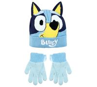 BlueY Set cappello e guanti per bambini Berretto e guanti invernali per bambine e bambini | Cappello a bobble per bambini | Merchandising ufficiale
