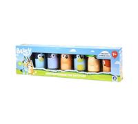 BLUEY - Set di Birilli in Legno - Gioco di Bowling per Bambini per Interni ed Esterni - 6 Spille e 1 Palla - Sviluppa abilità motorie e coordinazione Occhio-Mano - Certificato FSC, età 3+